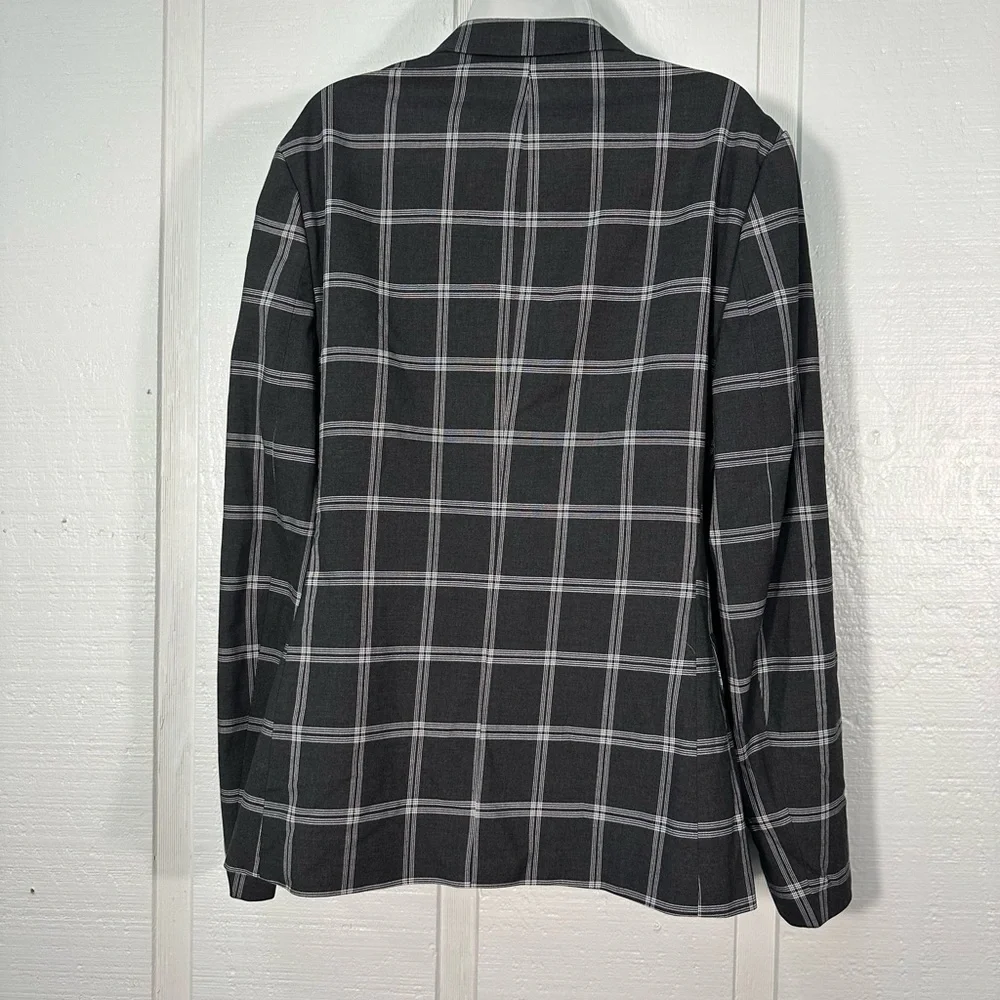 ASOS Men’s Black and White Window Pane Blazer Size 42R NWOT